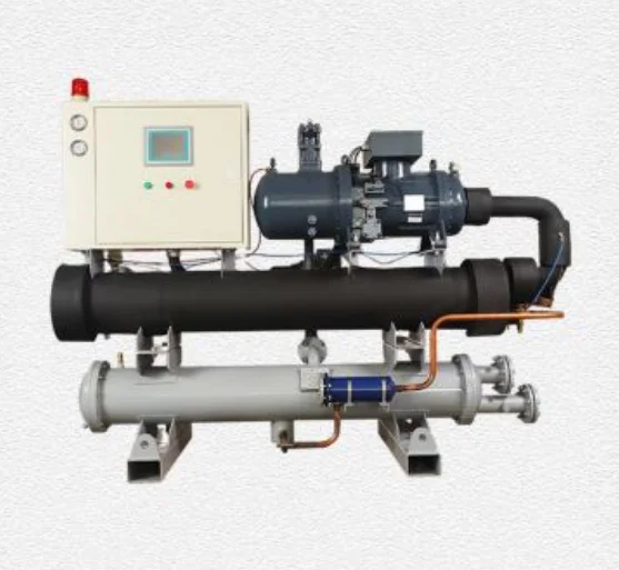 Advanced Stepless Capacity Adjustment Technology Groundwater Water Cooled Screw Chiller