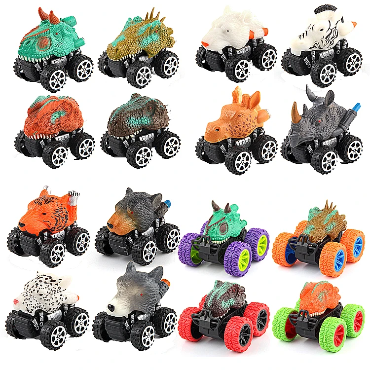 4pcs puxar para trás dinossauro carro brinquedos dino brinquedos