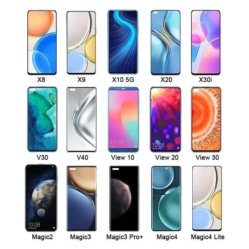 Lcd Display for Hauwei Mate 20 P30 Pro P20 Lite Y9 Prime 2019 Y7 2019 Y6 Ii Lcds for Honor 9x Pro 20 Led Panel Screen Monitors