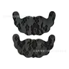 Black lace cow horn lift bra-size A pack of 4 in opp bags