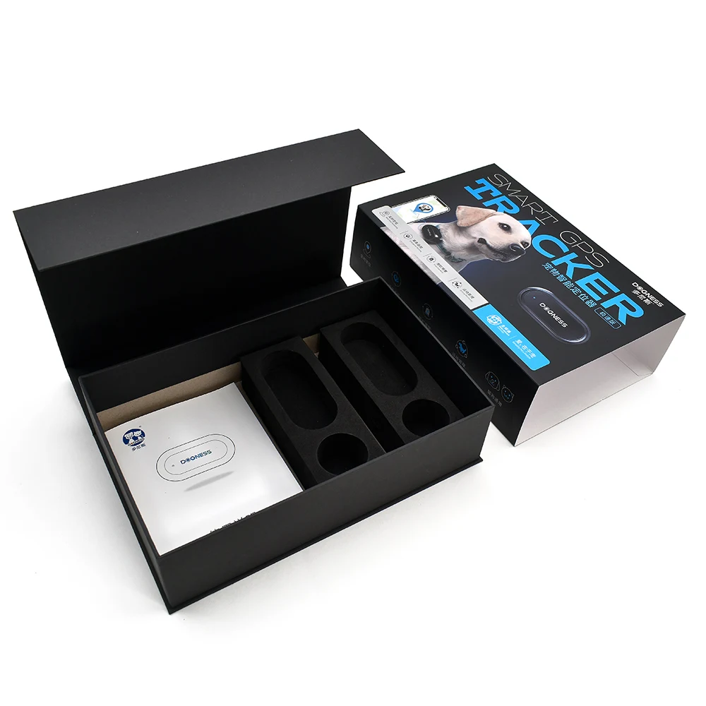 Wholesale Eco-Friendly Recycled Electronics Packaging Custom Paper Display Boxes UV Coating Embossing Featuring Unique Hanging