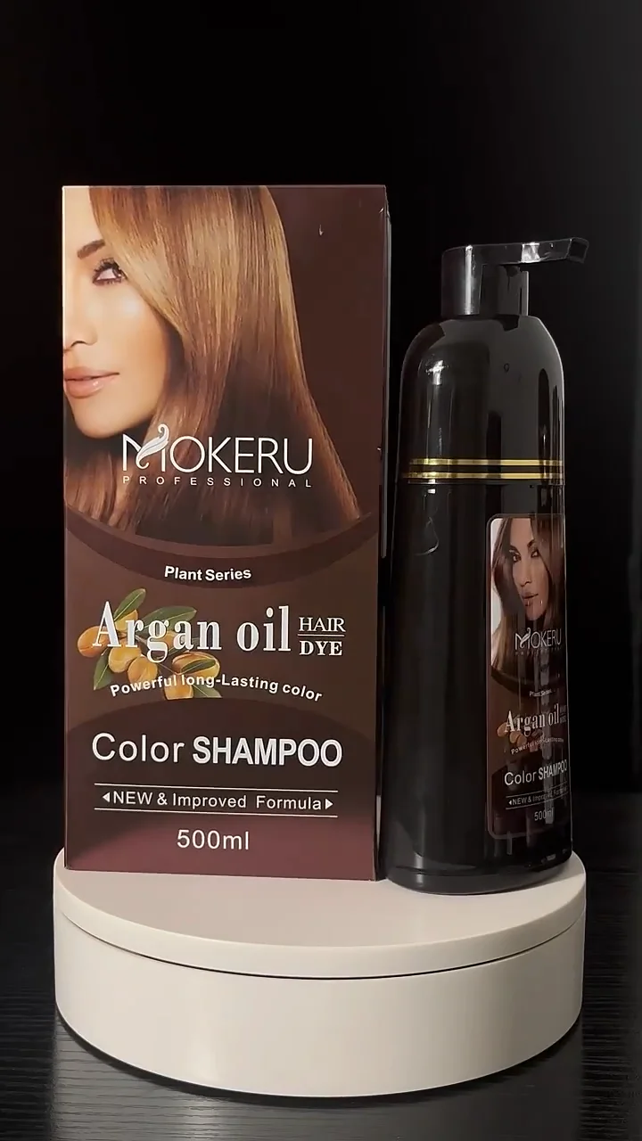 Mokeru ヘアカラー・シャンプー 500ml 2色セット H711154731df14b81b19b2089424ee