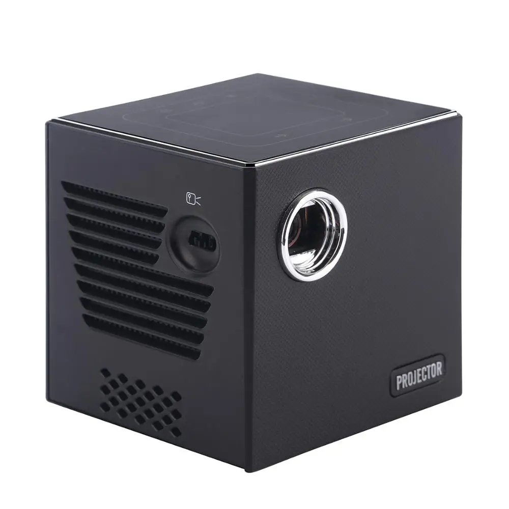 2019 Mini Cube Cute Pocket DLP Projector - 854*480 Android7.1