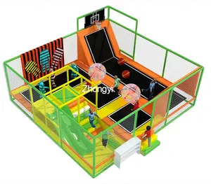 Bungee Jumping Trampoline Park Adjustable Legs