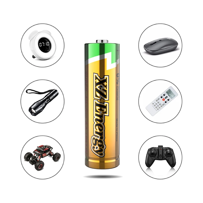 XZEnergy 1.5V AA Alkaline Batteries - Reliable Dry Cell Power for