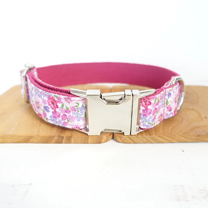 floral puppy collar