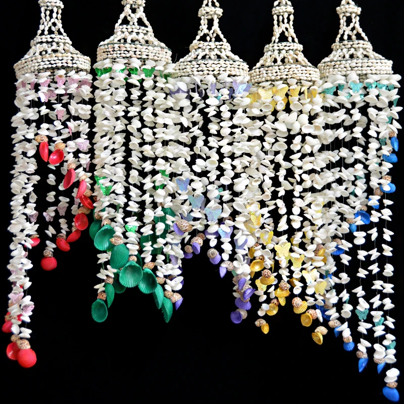 Sea Shells Natural  Wind Chimes Seashells Handicrafts on Sale