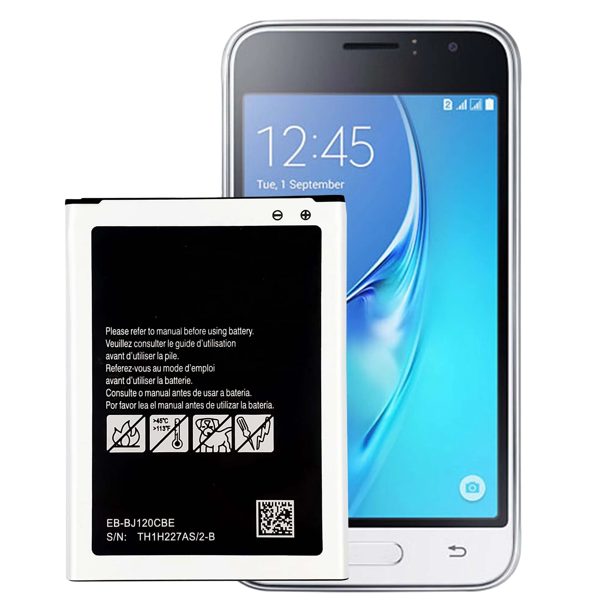 Gb/T 18287-2013 Mobile Phone Battery 2050Mah Eb-Bj120Cbe for Samsung  Galaxy J1 2016 J120