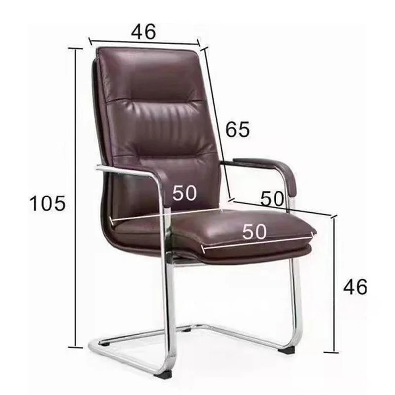 Executive Leather Modern Comfortable Conference Office Seat Computer Manager Visitor Desk Chairs Luxury Furniture Set Wholesale image 4