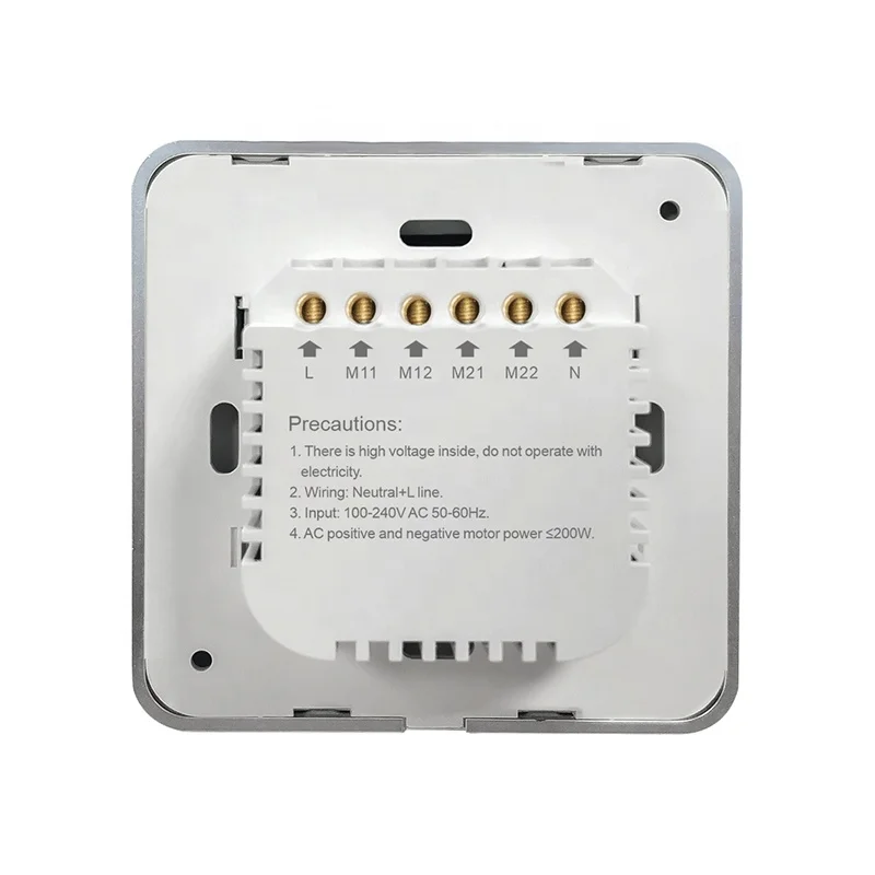 Tuya Smart Life  Zigbee Smart Switch Alexa Compatible 2 Way Curtain Switch Voice Control Smart Curtain