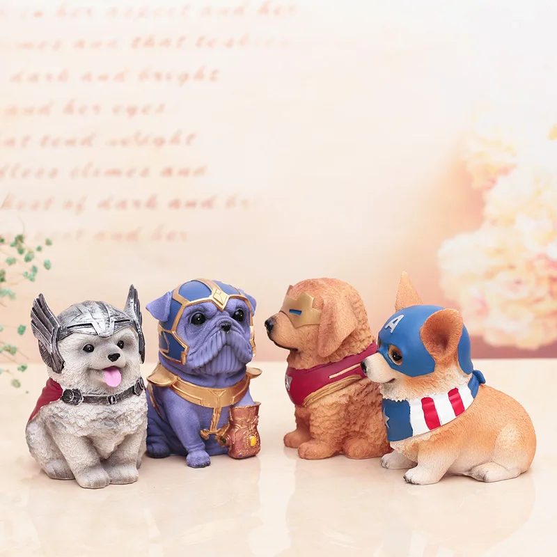 Money Boxes For Kids 3d Cute Dog Shape Coin Bank Anime Funny Resin ...
