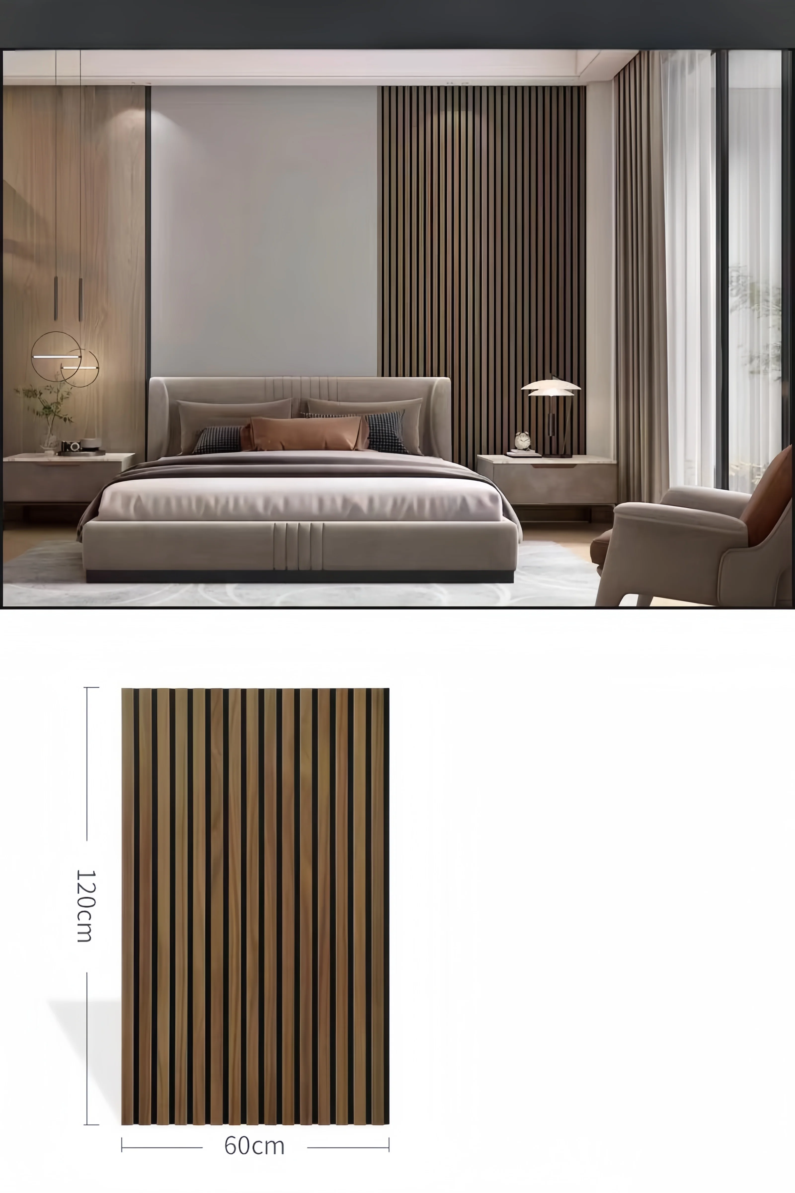 Vango Wood Slatted Acoustic Wall Panels Soundproof Grille 3d Panel ...