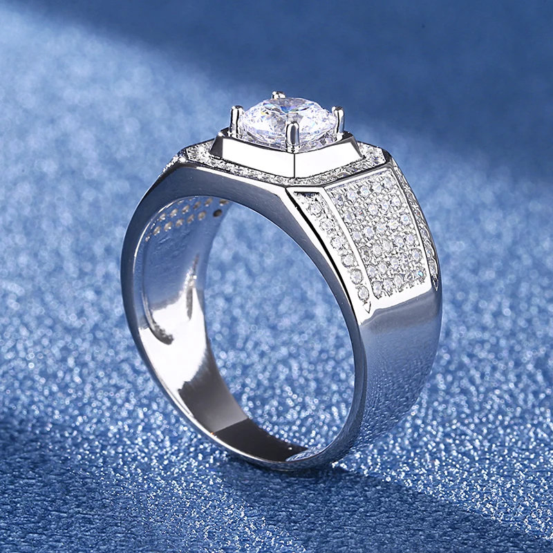 Popular The Latest Silverplated Ring Men's Silver Ring Buy