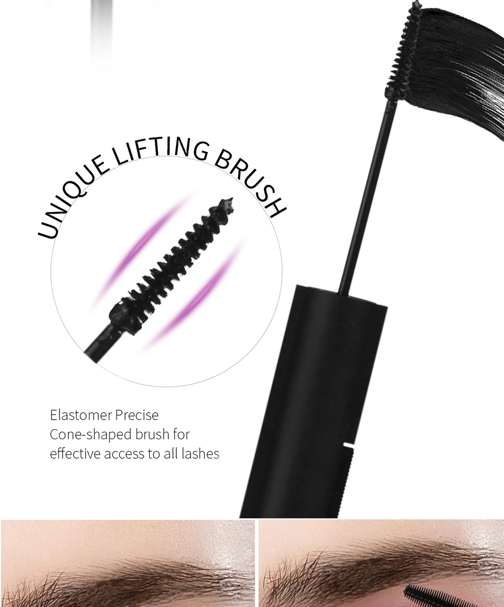 Wholesale Custom Waterproof Mascara Gel Thick Long Lasting 4d Silk