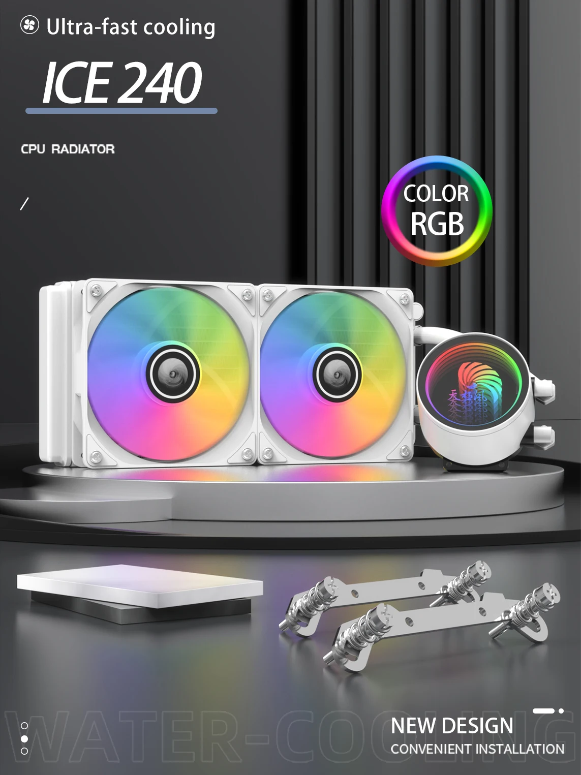 High Performance 360mm CPU Liquid Cooler PC Water Coolers CPU Cooling ...
