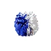 Blue and silver mix