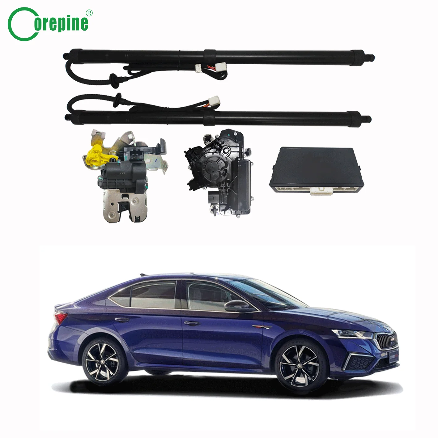 Corepine New Condition 2021-2023 Skoda Octavia Pro Automatic Car Electric Tailgate Lift System Kit Strut Smart Power Body Parts