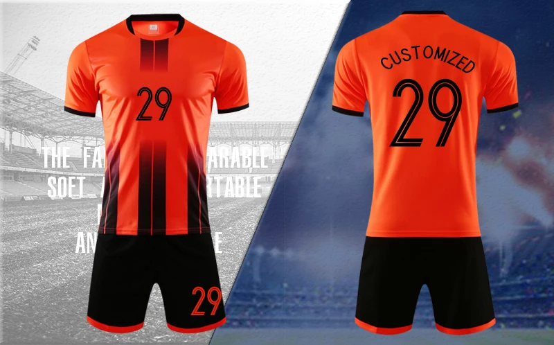 Wholesale 2022 Custom Full Cheap Soccer Uniform Set Club Team Kits