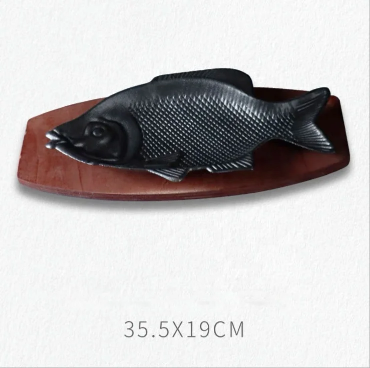 Buy Wholesale China Cast Iron Fish-shaped Cake Pan With Vegetable