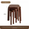 4 sillas de madera maciza