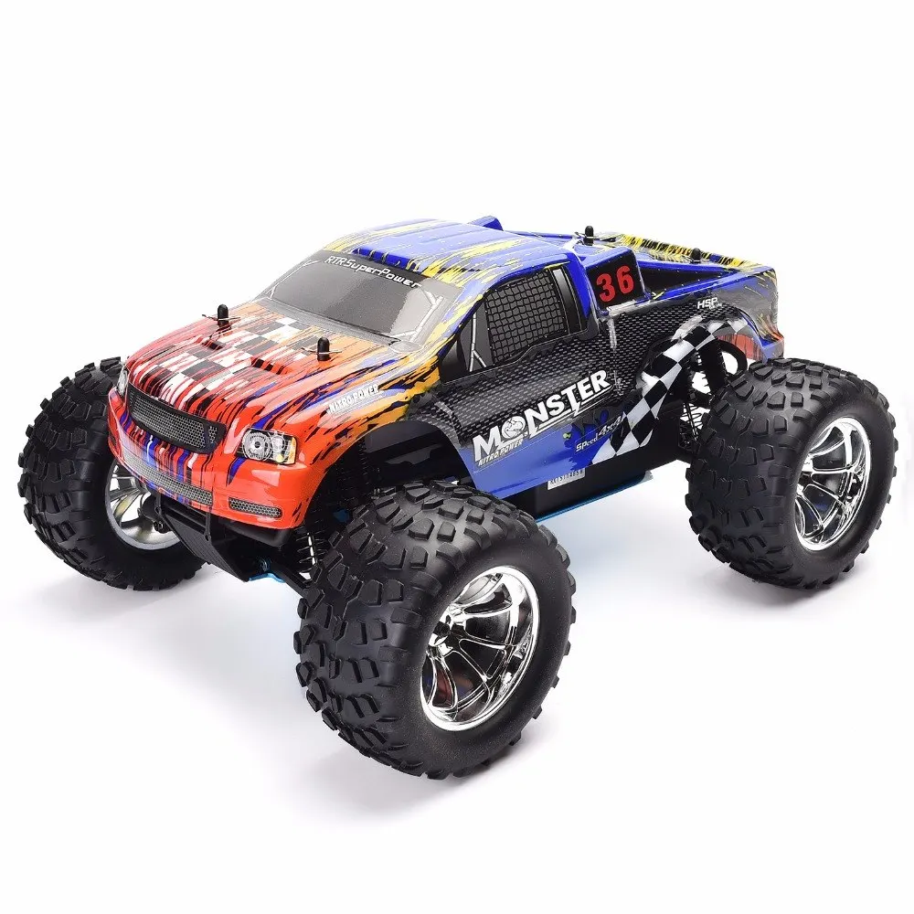 HSP RC Truck 1:10 Two Speed Off Road Monster Truck Gas Gas Power Hobby Car  94108 4wd High Speed Hobby Remote Control Car