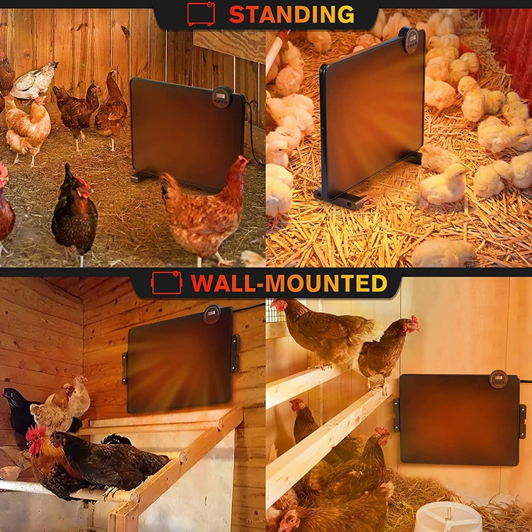 Carbon Crystal Panel Chicken Brooder Lamp Temperature Adjustment