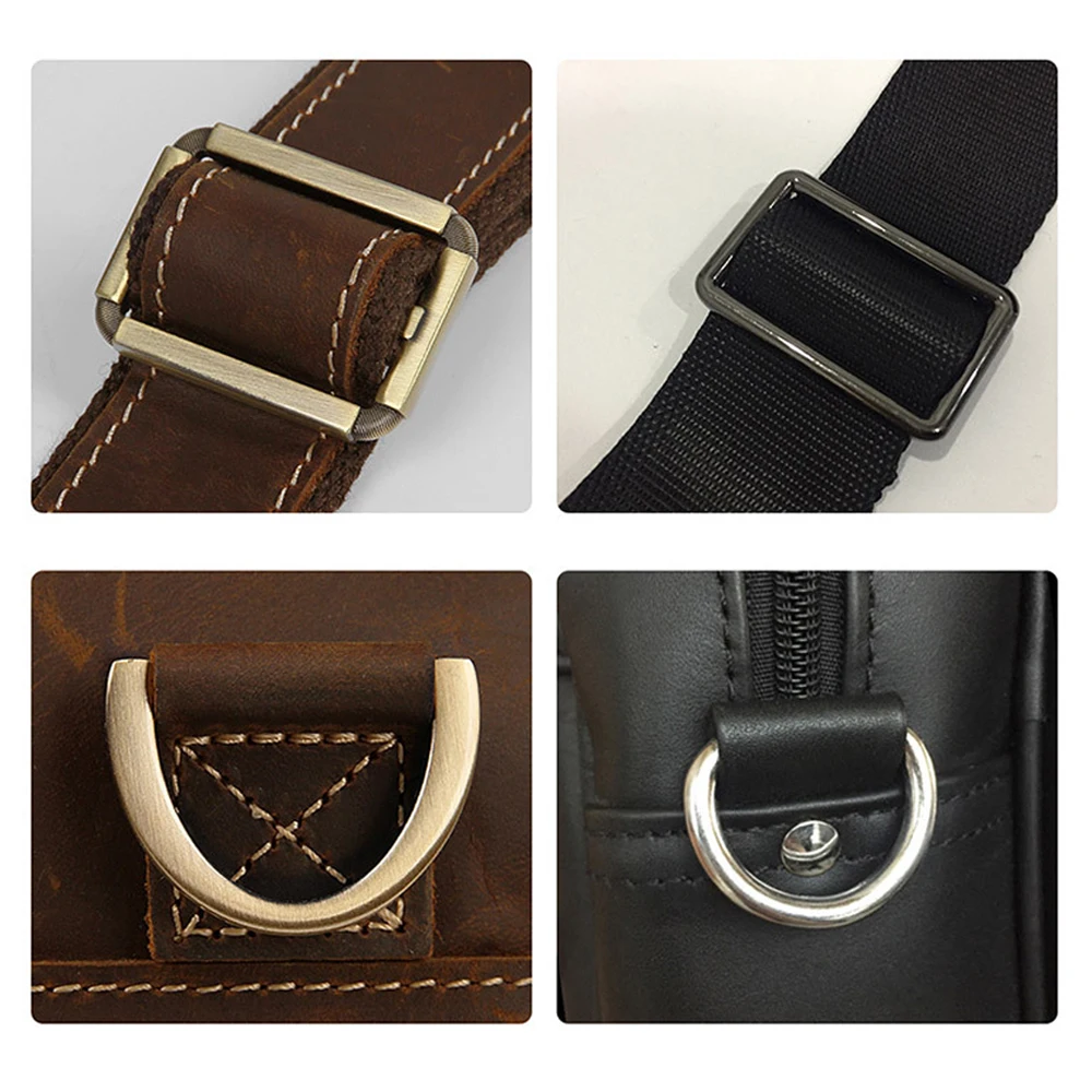 Stylish Large Capacity Vintage Crazy-horse Leather Travel Duffel Bag ...
