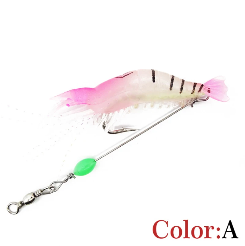 9.5cm/6g soft fishing lure shrimp artificial