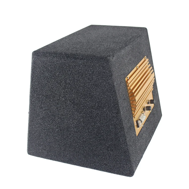 Skar Audio 10-Inch Trapezoidal Active Subwoofer with Dual Coils Paper Cone 6000W Best Subwoofer for Speakers DC 12V