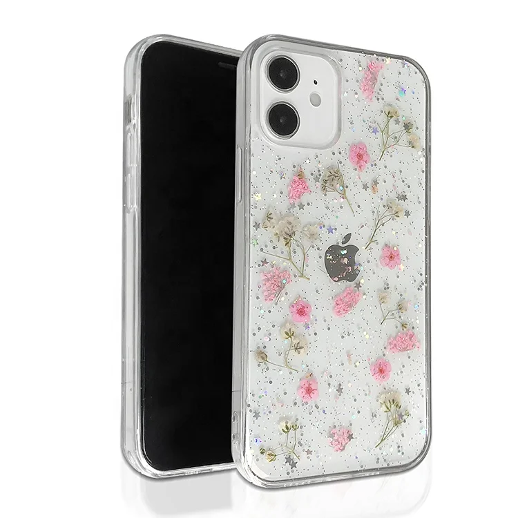 High Quality Pressed Dried Red Daisy Flower Phone Case Clear Soft TPU  Chaneling Back Coverfor Iphoneing 12 12PRO - China Phone Case and Mobile  Phone Case price