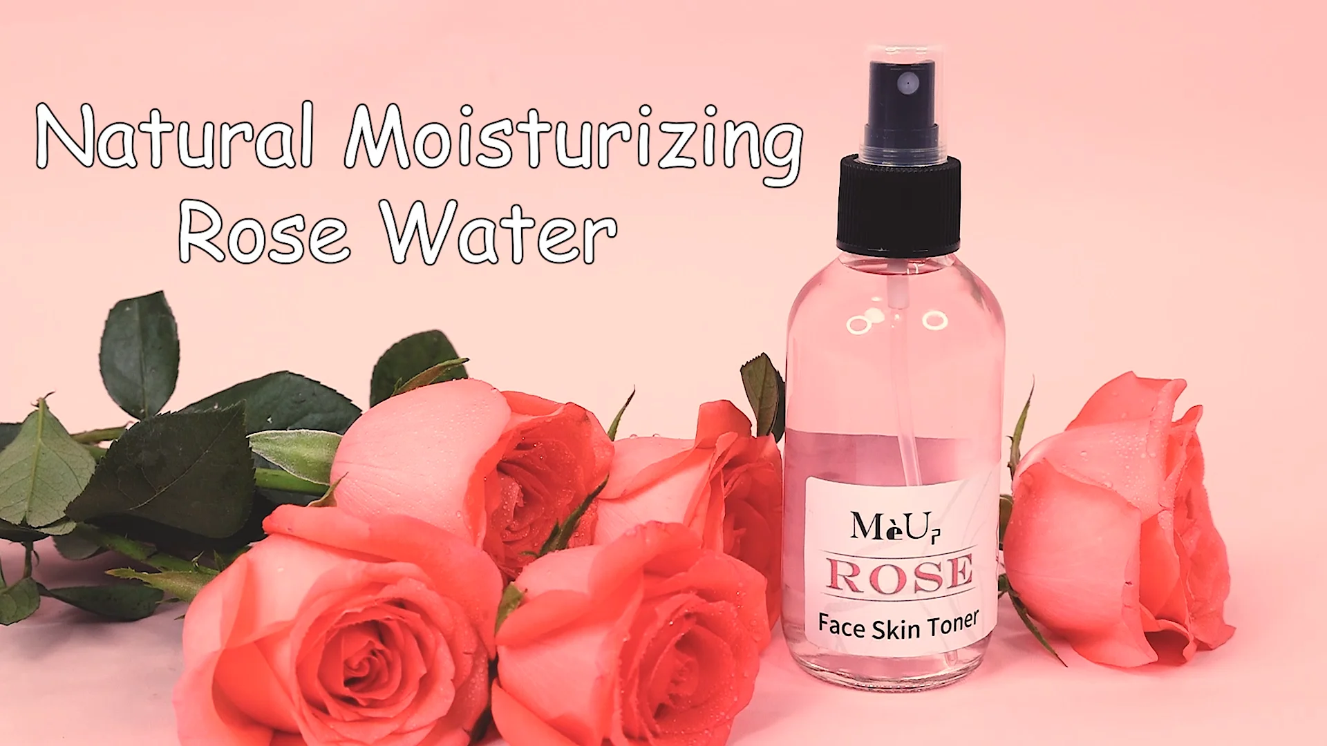 natural organic rose water toner pure hydrating moisturizing