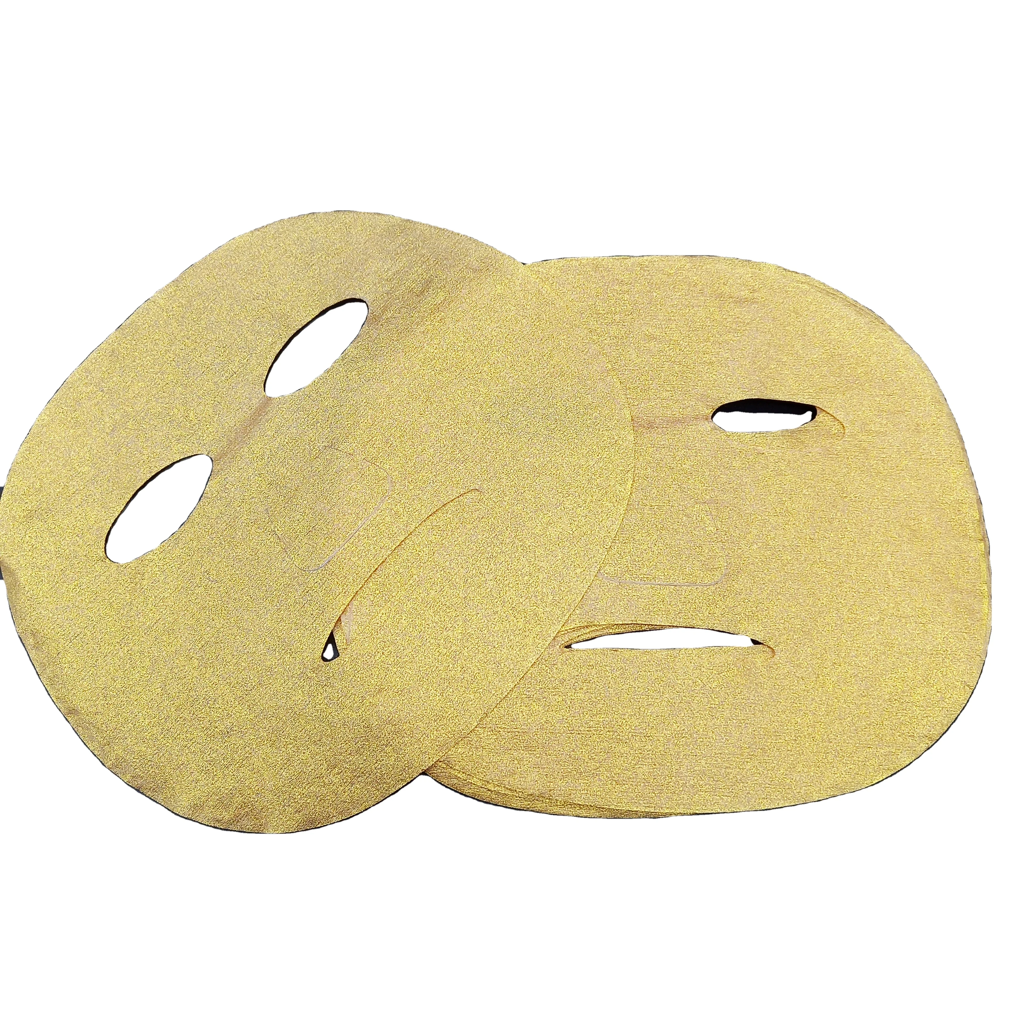 Маски для лица из чистого хлопка с золотым