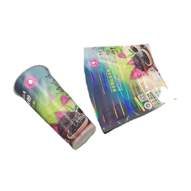 IML for Cup, Plastic Injection Mold Label for Beverage, BOPP IML Printed Label with Laser Printing