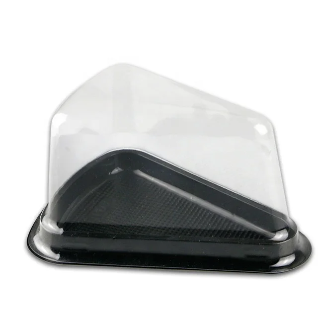 Mini Clear Plastic Triangle Cake Box