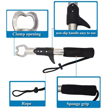 Electronic Control Fish Clamp Device Stainless Steel Fishing Lip Grip – Lure – view 4