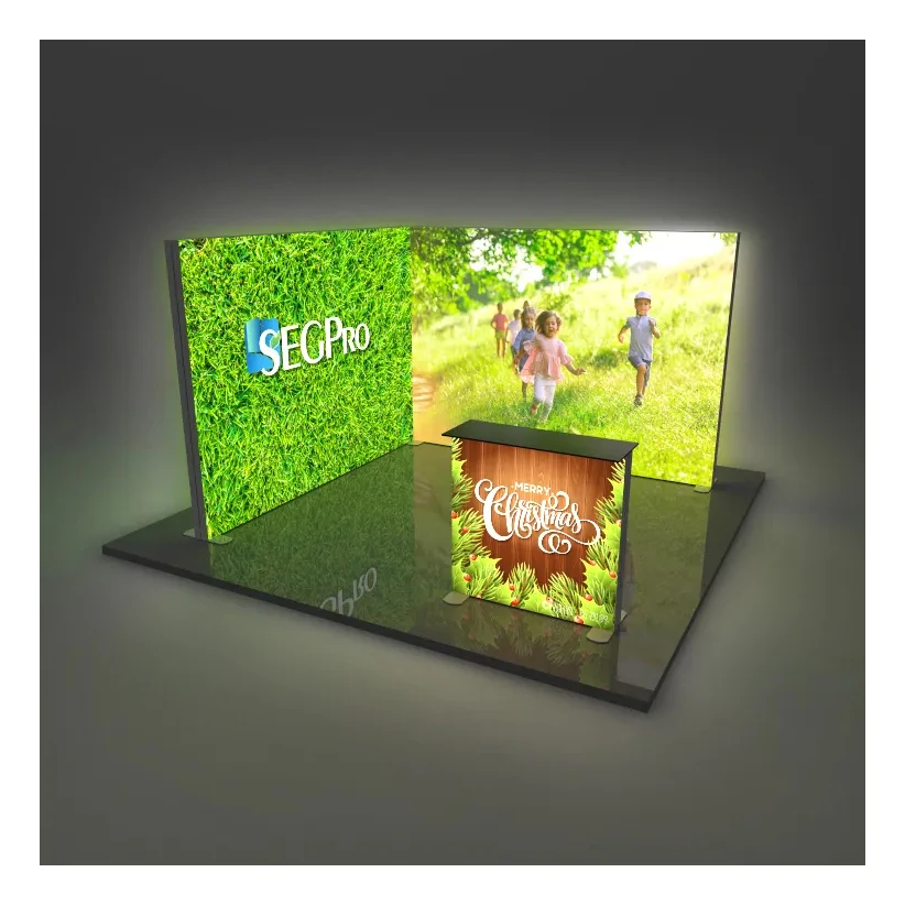 TianLang Escaig d'Agents Amb Impressió Personalitzada Portàtil amb Il·luminació de Fons Led per a Exposicions