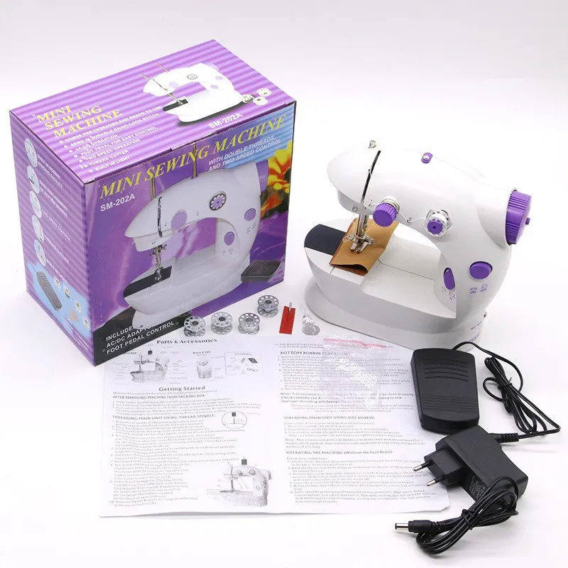 Mini Small Multi Function Electric Portable Sewing Machine Household Sewing Machine Handheld Garment Textile Machinery