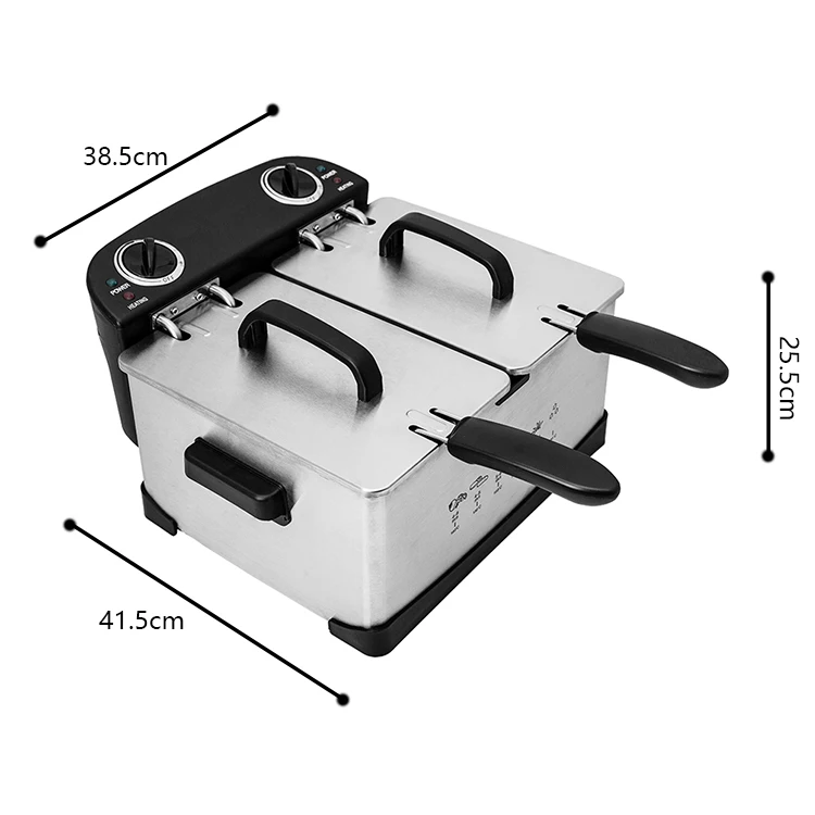 5l Deep Fat Fryer Double Tank Electric Deep Fryer Buy Deep Fryer,Deep