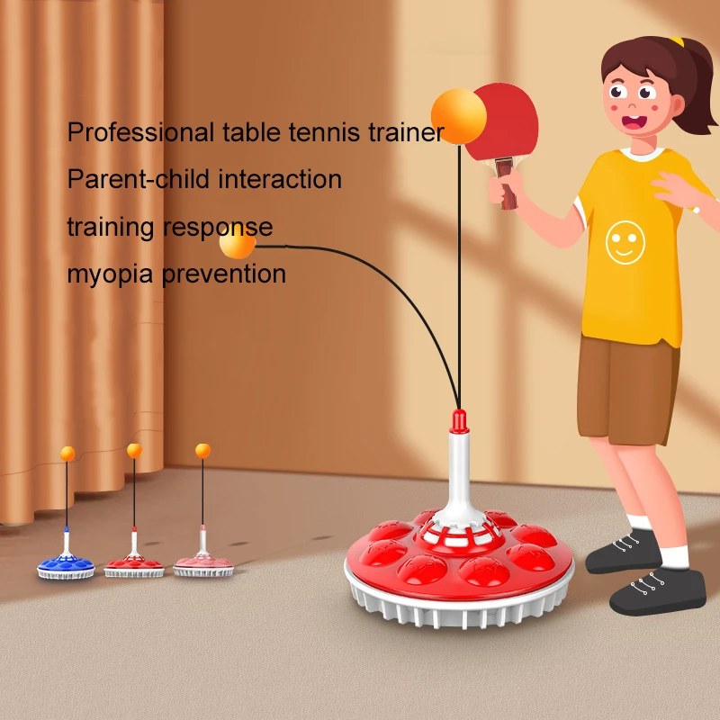 Семейный детский тренажер для настольного тенниса