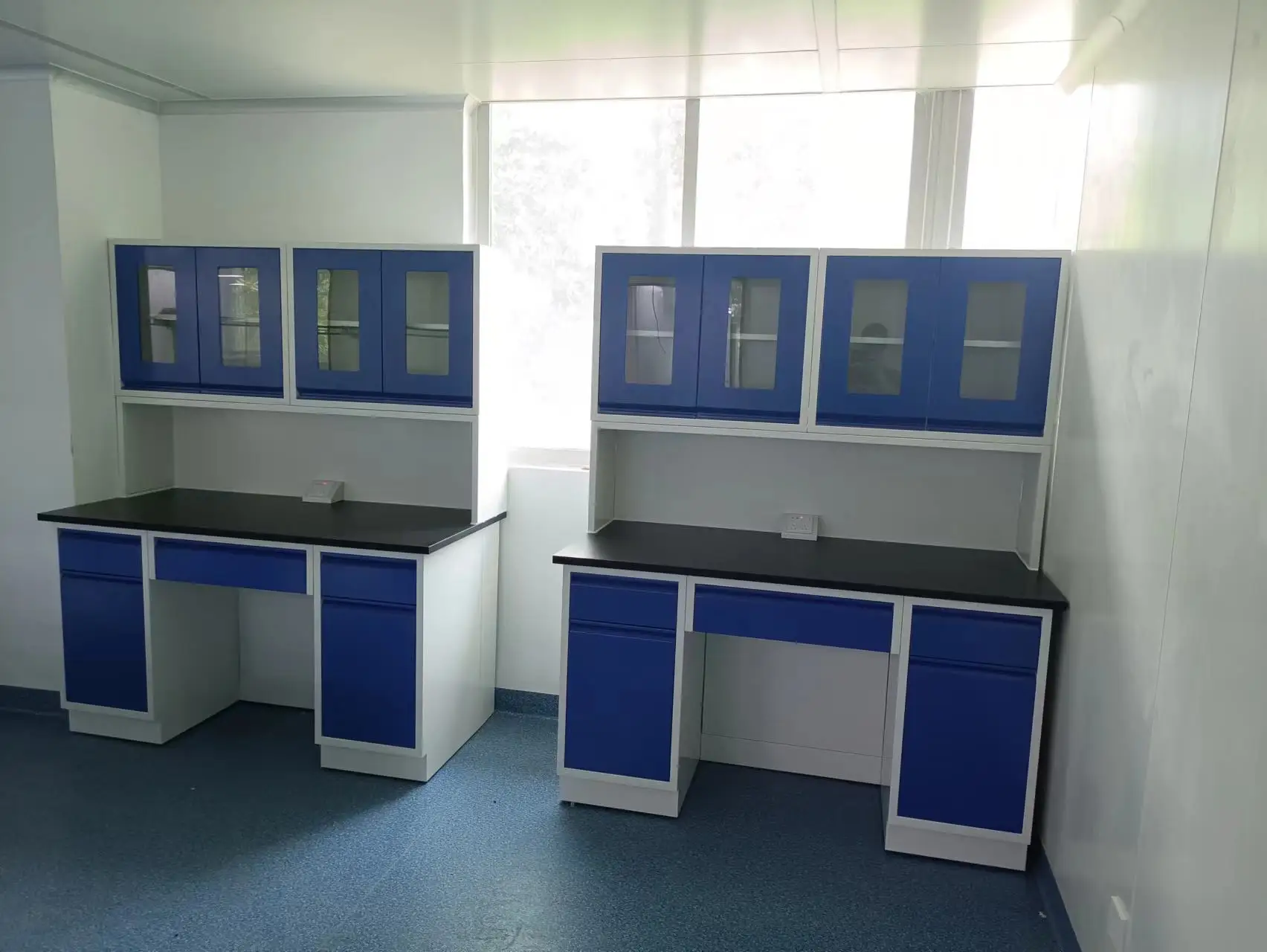 Chemical Dental Furniture Wall Lab Work Bench Laboratory Cabinet ...