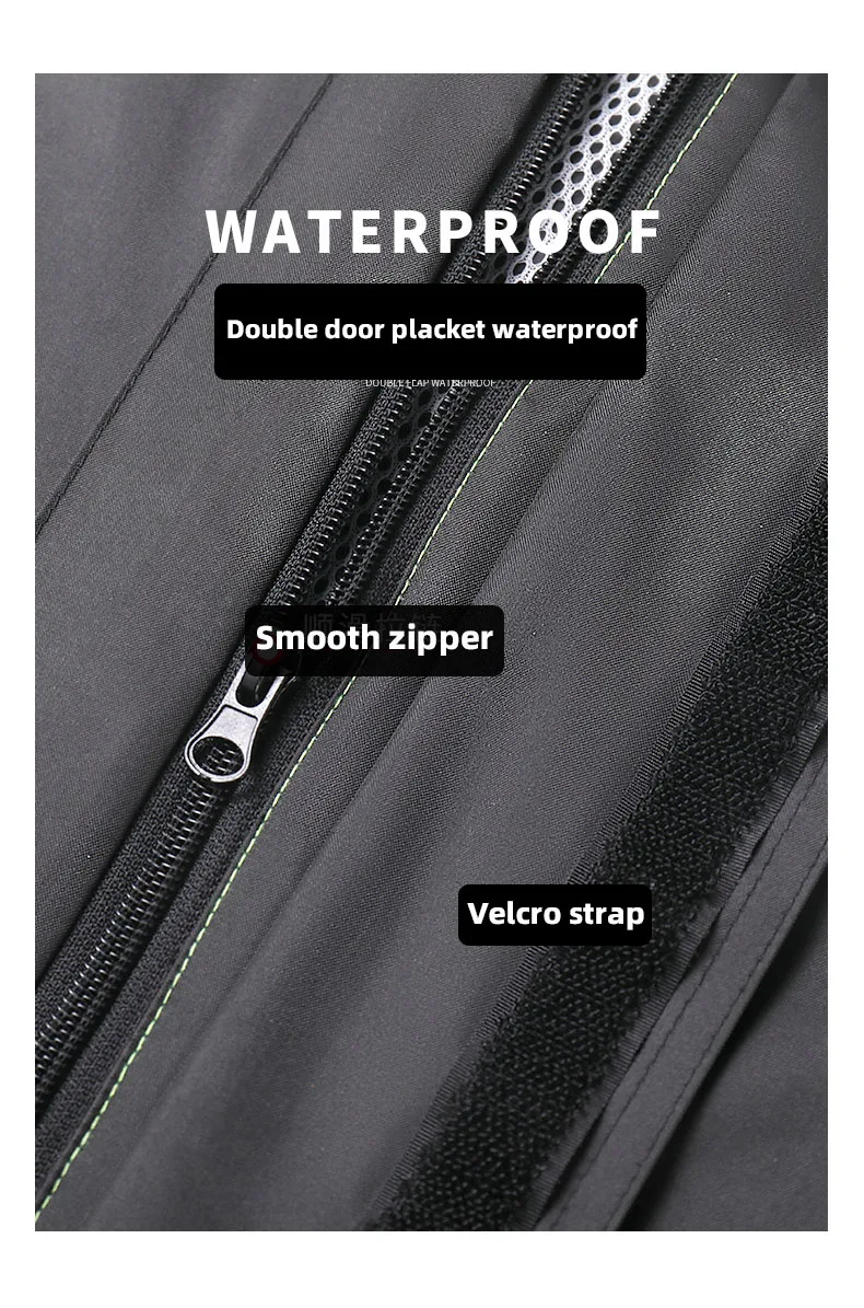 Outdoor Waterproof Motorcycle Riding Clothing  Adult Raincoat Durable Windproof Reusable Rainproof Jacket Pants Racing Suit Set