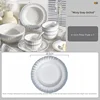 Plato de pétalos de 8 pulgadas en gris brumoso