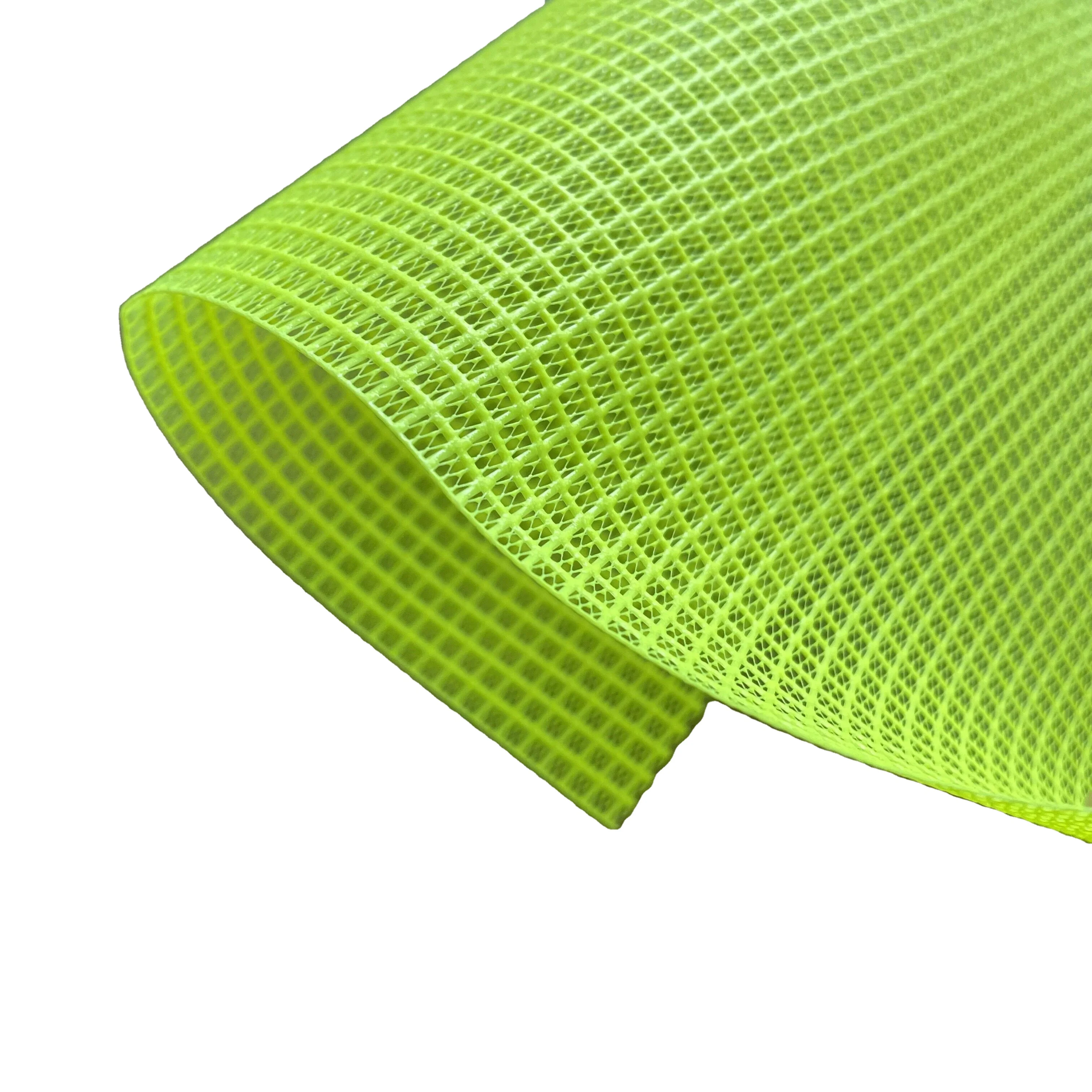 Green 9x9 Vinyl Coated Mesh Fabric