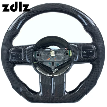Carbon Fiber Steering Wheel For jeep wrangler jk Car Steering Wheel 2018-2023