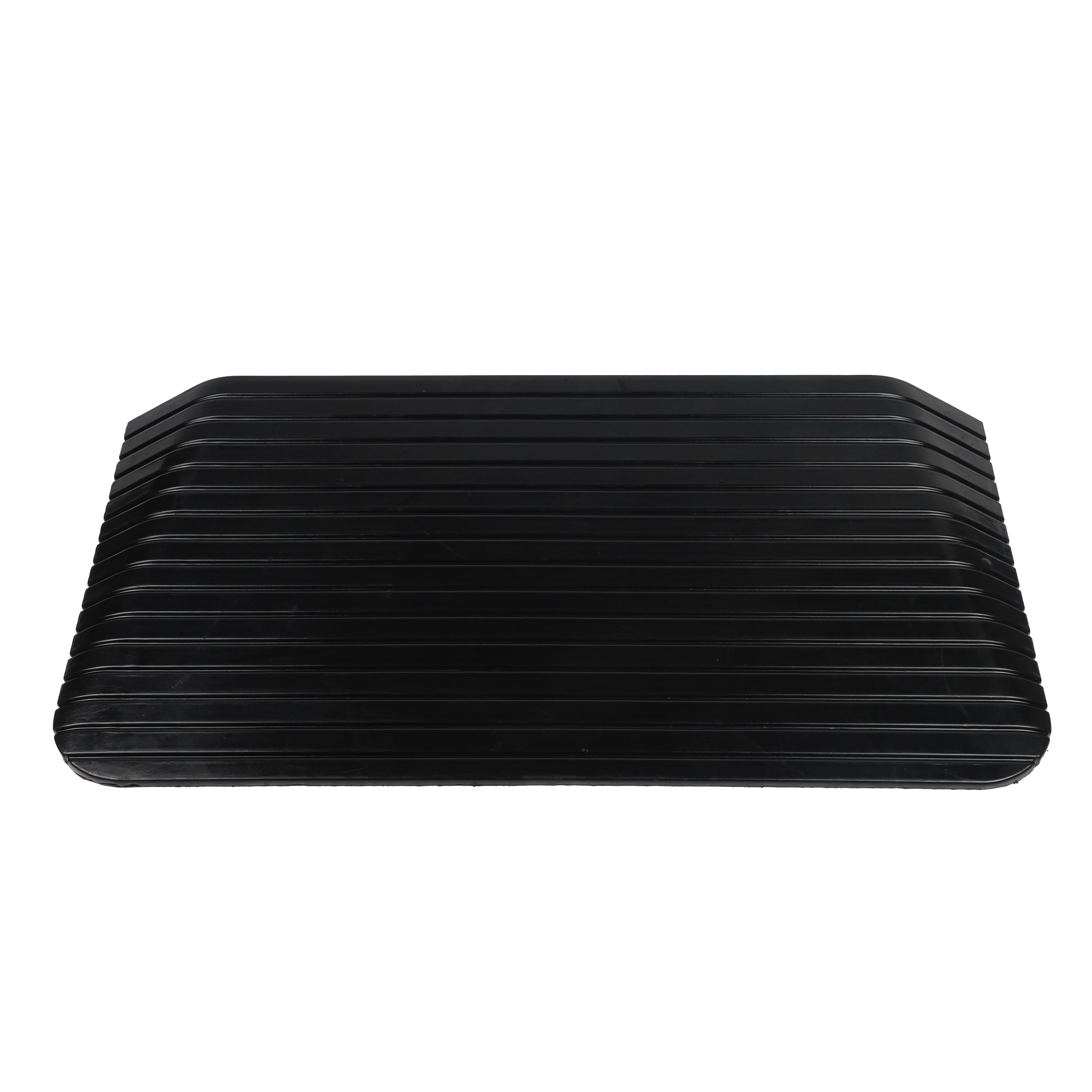 Solid Rubber 3'' Rise Wheelchair Threshold Door Ramp with Wing Edges Speed Bump Product Category factory