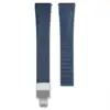 royal blue + silver buckle