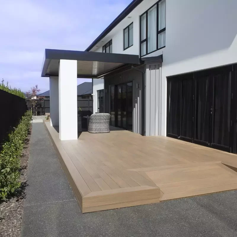 Hoyeah 15022 Wpc Decking Antifading Coextrusion Composite Decking