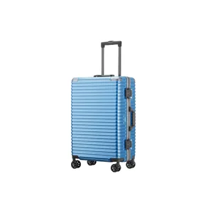 custom logo ABS Spinner Luggage with 4-Wheel 360 Rotation Outdoor Travel Carry-On Suitcase for Unisex Use Classic Trolley Box with Lock