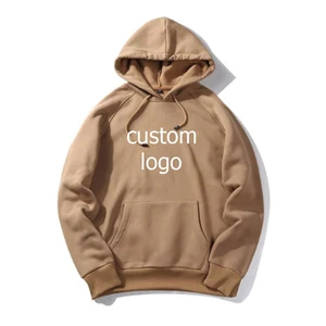Wholesale 300 Gms 100% Cotton Knitted Pullover Hoodies Custom Logo Puff Print Women Hoodies