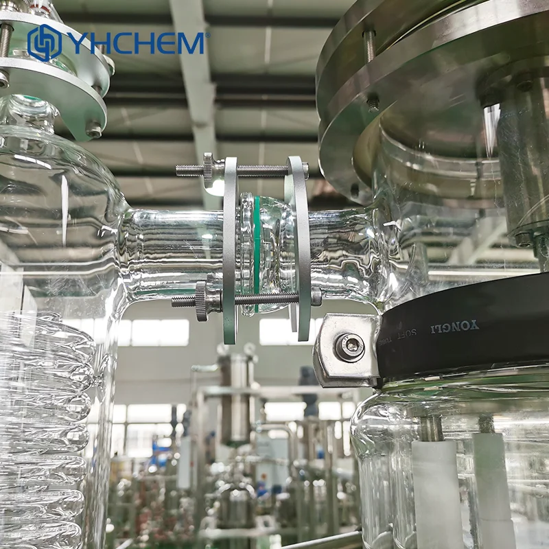 Laboratory use glass thin film evaporator thin film evaporation system ...